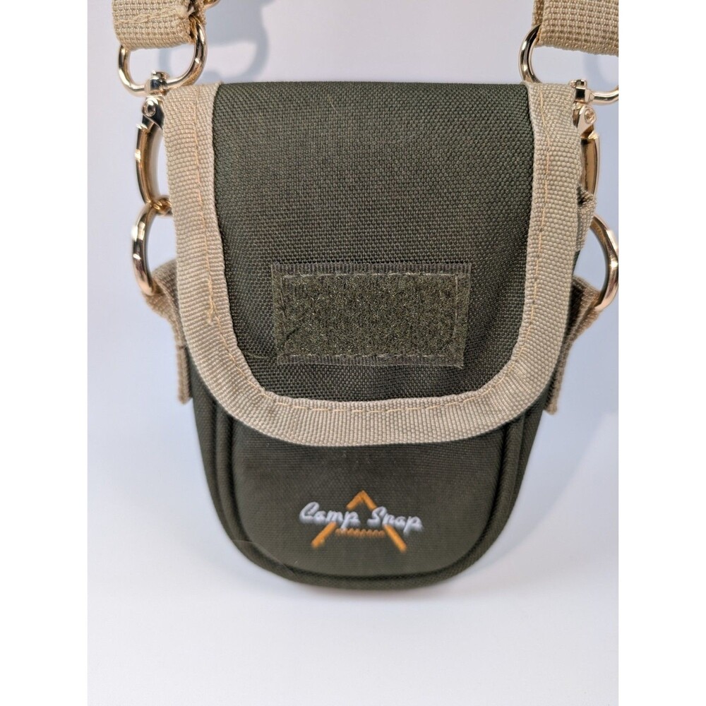 Camp Snap Olive Green Crossbody Pouch Camera Accessory Bag Utility Case